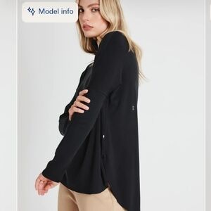 Kit and Ace burrow turtleneck in BLUE